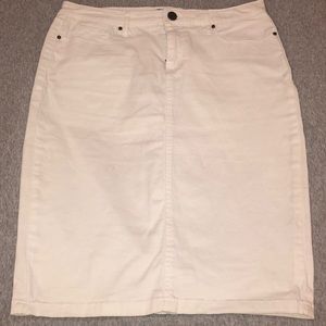 White Kardashian skirt